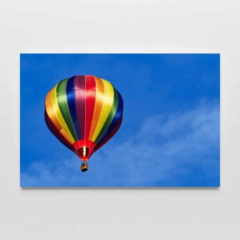 Quadro Decorativo em canvas  Balão colorido