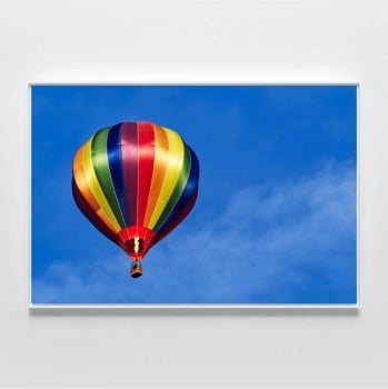 Quadro Decorativo em canvas  Balão colorido