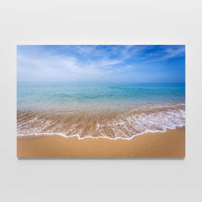 Quadro Decorativo em Canvas praia mar azul