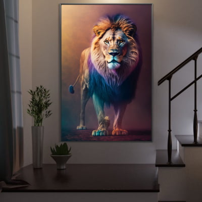 Quadro Decorativo Lion King Rei Leão