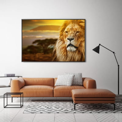 Quadro decorativo Poster Leão de Judá