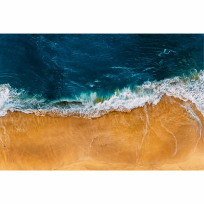 Quadro  vista do mar panorâmica