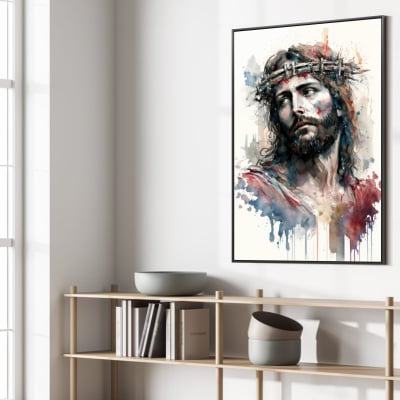 Quadro decorativo Olhar de Jesus