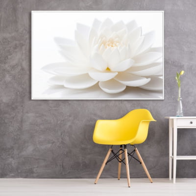 Quadro white lotus flower