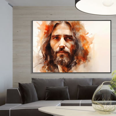 quadro decorativo Jesus  caminho a verdade e a Vida