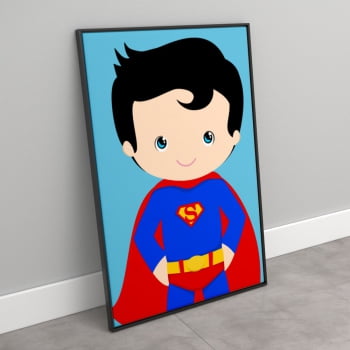 Quadro Infantil Super Homem