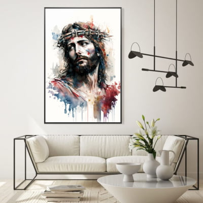Quadro abstrato  Rei Jesus  